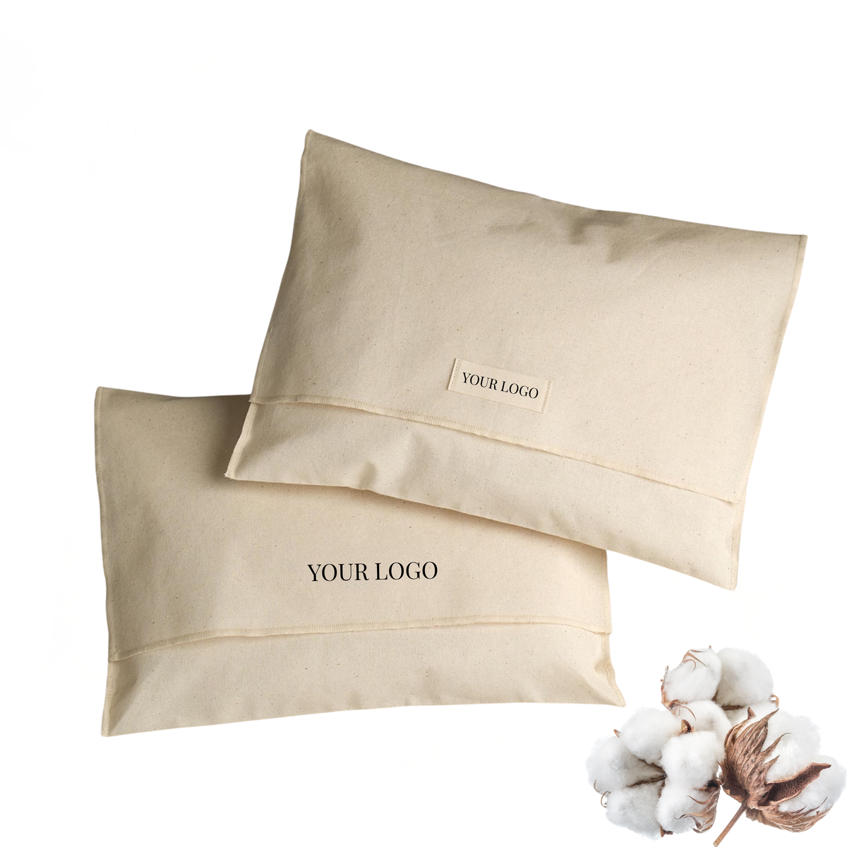Bolsas de Algodón Personalizadas con Logo | Bolsas Ecológicas Tipo Sobre para Joyería, Cosmética y Accesorios